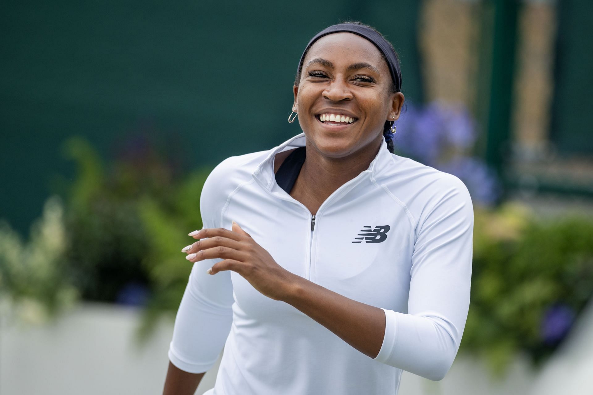 Coco Gauff at the 2025 Wimbledon Championships. Image: Getty